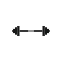 barbell icoon in gemakkelijk stijl vector