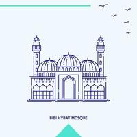 bibi hybat moskee horizon vector illustratie
