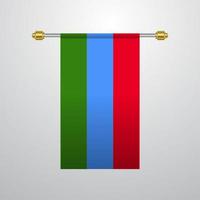 karelia hangende vlag vector