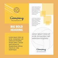 basketbal bedrijf brochure titel bladzijde ontwerp bedrijf profiel jaar- verslag doen van presentaties brochure vector achtergrond