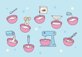 Gratis Mixing Bowl Vector