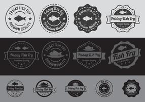 Fish Fry Badge vector