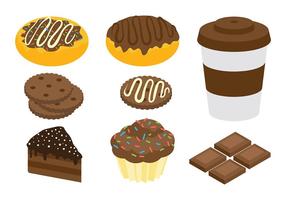 Gratis Iconen Chocolate Vector