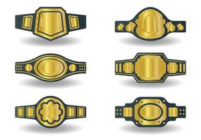 Gratis Championship Belt Icons Vector