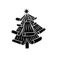 kerstboom icoon vector