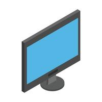 TV isometrische 3d icoon vector