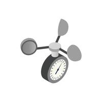 anemometer icoon, isometrische 3d stijl vector