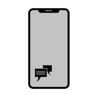 mobiel telefoon icoon. vlak ontwerp stijl. vector illustratie