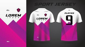 Purper roze sport Jersey ontwerp vector