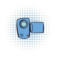 camcorder comics icoon vector