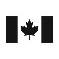 vlag van Canada icoon, gemakkelijk stijl vector