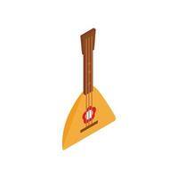 balalaika isometrische 3d icoon vector