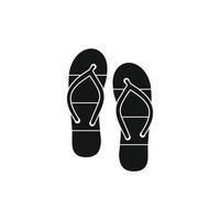 zomer slippers voor strand icoon, gemakkelijk stijl vector