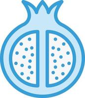 granaatappel vector pictogram ontwerp illustratie