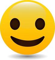 emoji geel smiley gezicht vector beeld