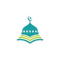 Islamitisch school- vector icoon ontwerp