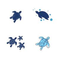 schildpad dier cartoon icoon vector