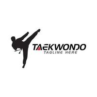 taekwondo vector icoon ontwerp