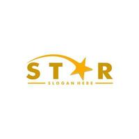 elegant ster vector icoon, ster logo ontwerp sjabloon