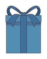 blauw geschenk doos Cadeau vector
