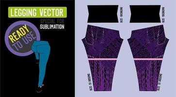 sport fitness broek patroon voor vrouwen vector