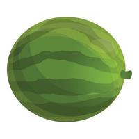 tuin watermeloen icoon, tekenfilm stijl vector