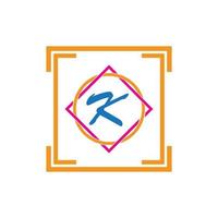 letter k logo pictogram ontwerp sjabloon elementen vector