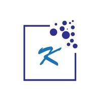 letter k logo pictogram ontwerp sjabloon elementen vector