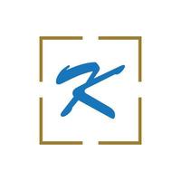 letter k logo pictogram ontwerp sjabloon elementen vector