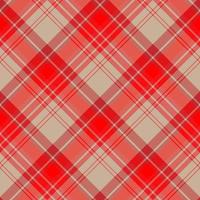 naadloos patroon in rood en beige kleuren voor plaid, kleding stof, textiel, kleren, tafelkleed en andere dingen. vector afbeelding. 2