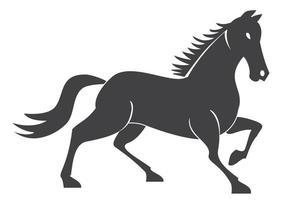 paard werkzaamheid houding illustratie vector