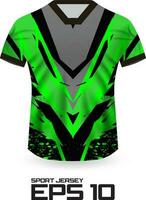 racing Jersey overhemd ontwerp concept voor sport- team uniform vector