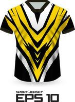 racing Jersey overhemd ontwerp concept voor sport- team uniform vector