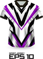 racing Jersey overhemd ontwerp concept voor sport- team uniform vector