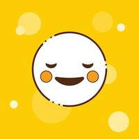 glimlach emoji icoon ontwerp vector