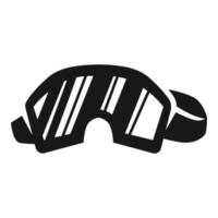 ski masker icoon, gemakkelijk stijl vector