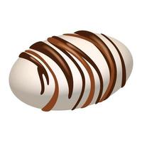 melk Choco icoon, isometrische stijl vector