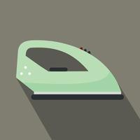 groen ijzer vlak icoon vector
