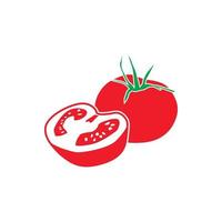 tomaat icoon, gemakkelijk stijl vector