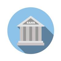 bank plat icoon vector