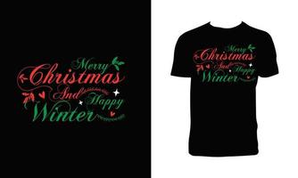 kerst t-shirt ontwerp vector