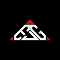 ejg brief logo creatief ontwerp met vector grafisch, ejg gemakkelijk en modern logo in ronde driehoek vorm geven aan.