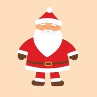 gelukkig tekenfilm, de kerstman claus. vector illustratie.