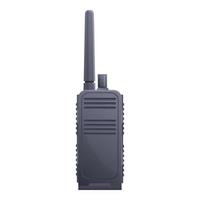 noodgeval walkie talkie icoon, tekenfilm stijl vector