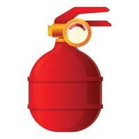 auto brand brandblusser icoon, tekenfilm stijl vector
