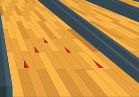 Gratis Bowling Lane Vector Achtergrond