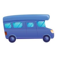 bus reizen icoon, tekenfilm stijl vector