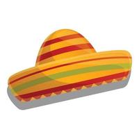 sombrero icoon, tekenfilm stijl vector