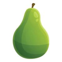 vers geheel avocado icoon, tekenfilm stijl vector