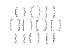 Gratis Bracket Line Vector